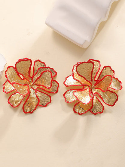 Flower Shape Earrings Accessories