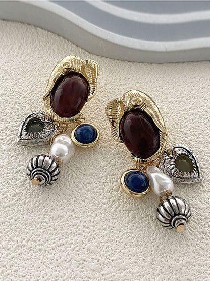 Irregularity Animal Shape Heart Shape Shiny Earrings Accessories