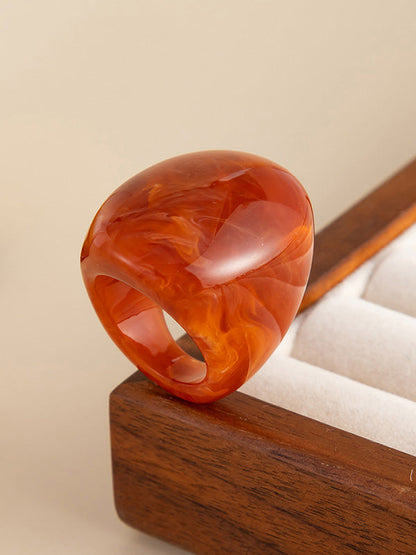 Irregularity Geometric Shiny Rings Accessories