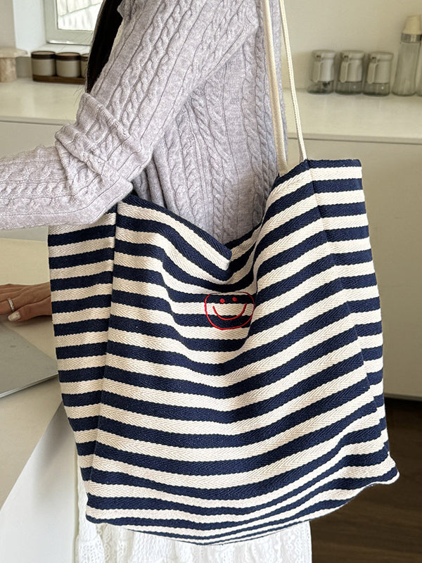 Split-Joint Striped Bags Handbags Shoulder Bags