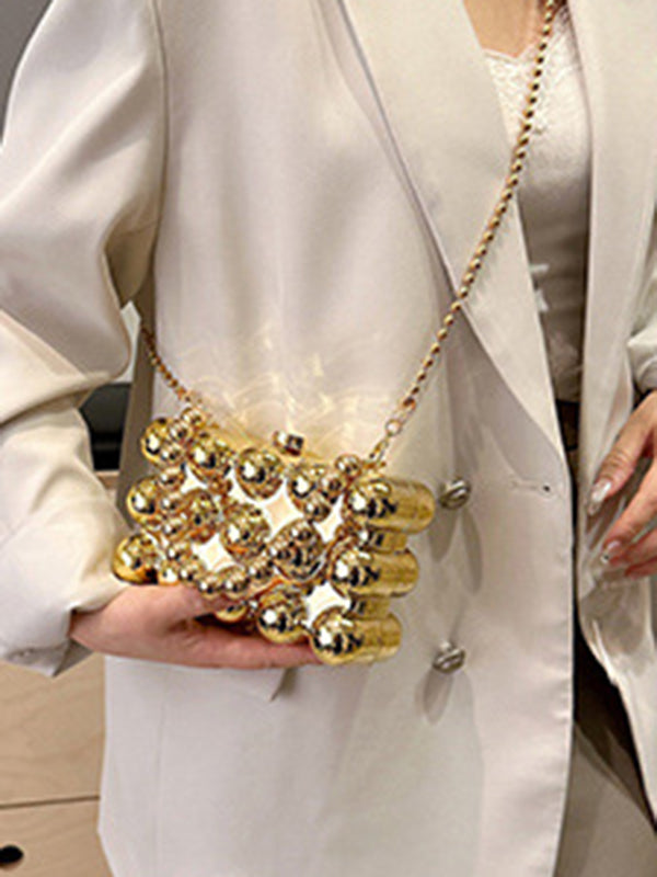 Beaded Geometric Shiny Bags Accessories Crossbody Bags Handbags