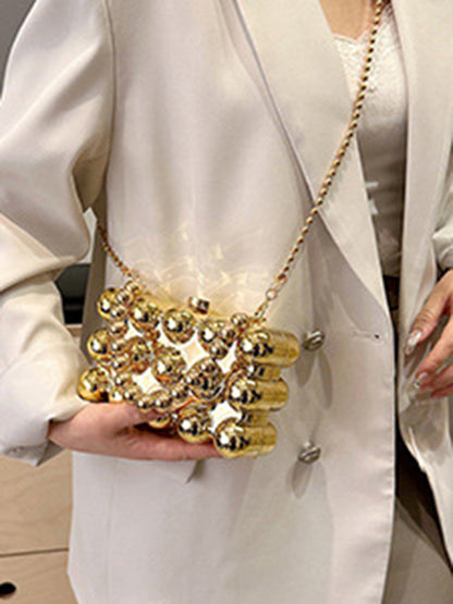 Beaded Geometric Shiny Bags Accessories Crossbody Bags Handbags