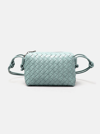 Woven Zipper Bags Crossbody Bags
