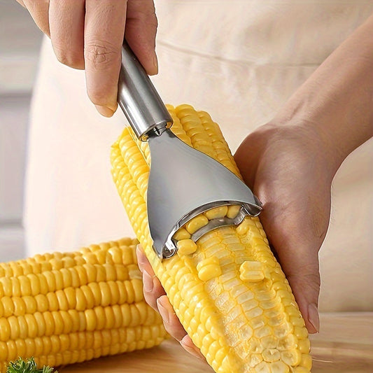 4pcs Upgrade Your Kitchen with This Stainless Steel Corn Planer - Peel, Separate, And Enjoy for Hotel/ Commercial for hotels, restaurant, bulk kitchenware&tableware
