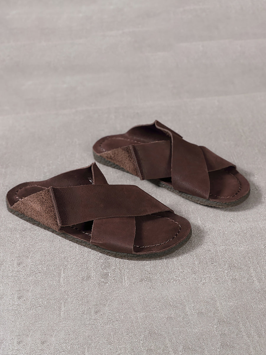 Spring Summer Retro X-shape Slippers