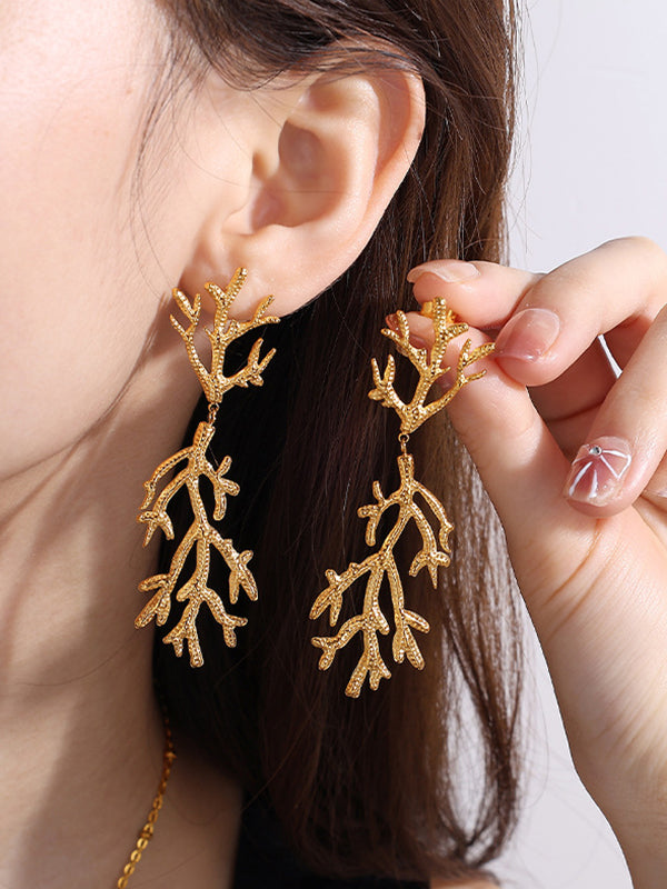 Geometric Drop Earrings