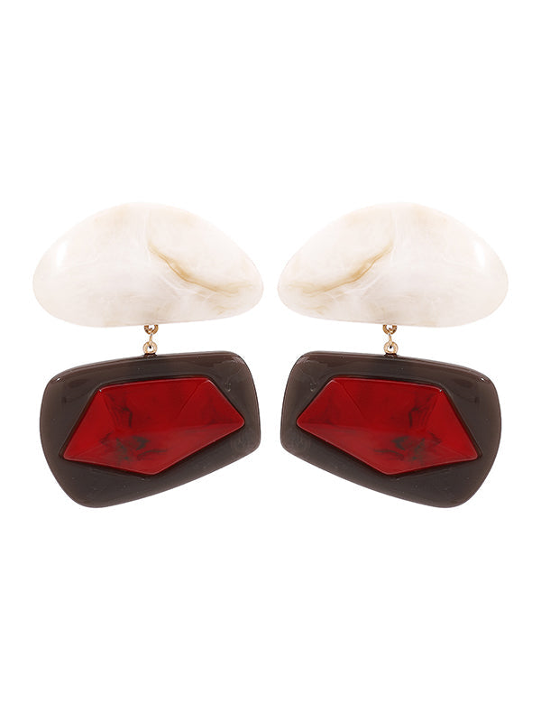 Geometric Drop Earrings