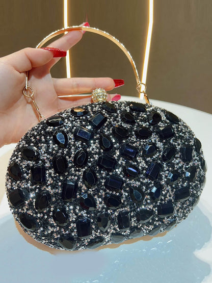 Chains Rhine Stones Evening Bags & Clutches Handbags