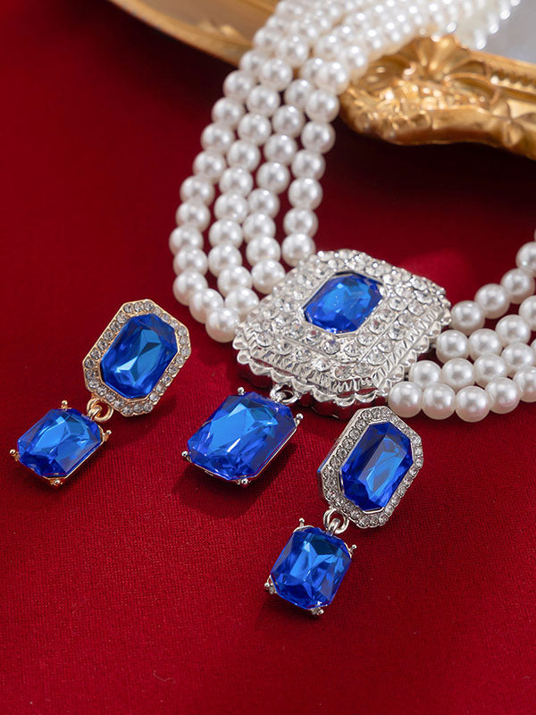 Geometric Drop Earrings Necklaces Accessories