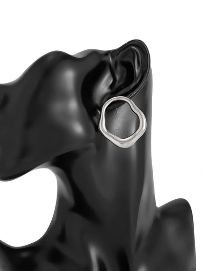 Irregularity Shiny Earrings Accessories