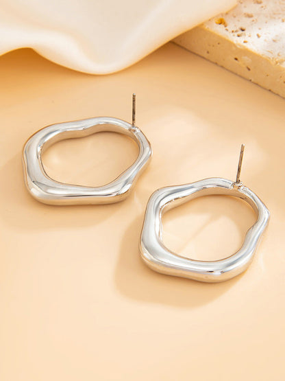 Irregularity Shiny Earrings Accessories