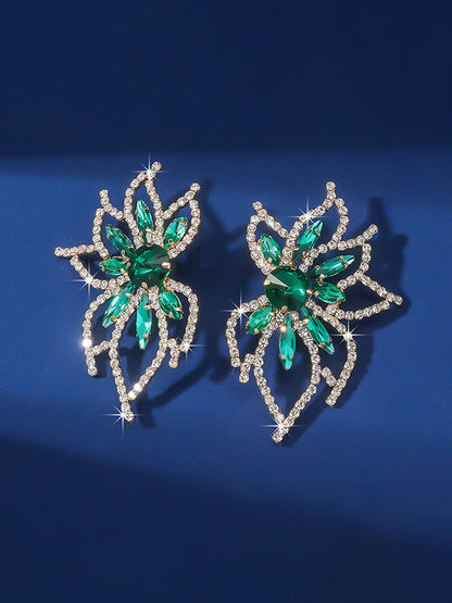 Flower Shape Drop Earrings