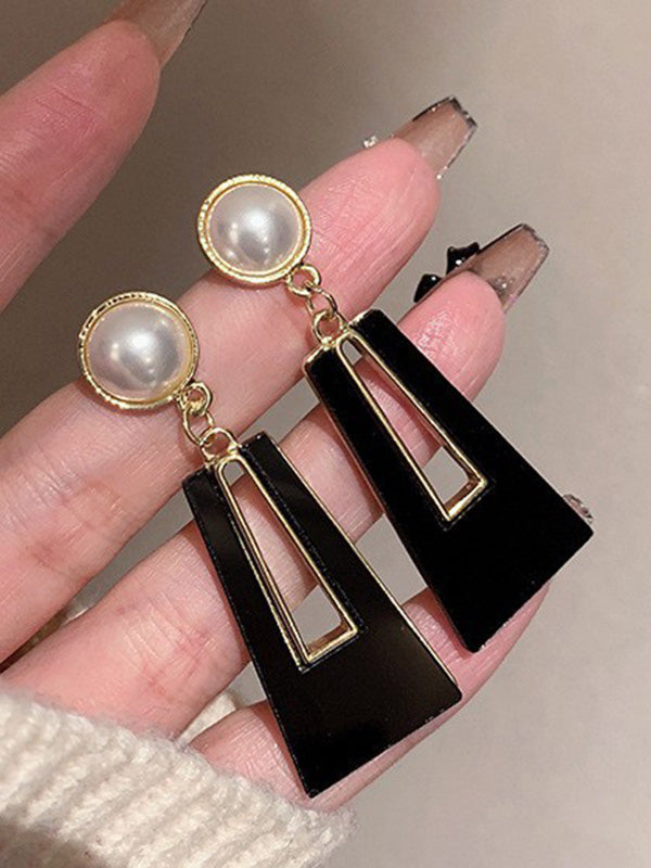 Geometric Drop Earrings