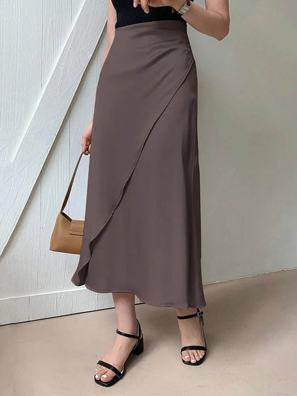 Bodycon Solid Color Skirts Bottoms