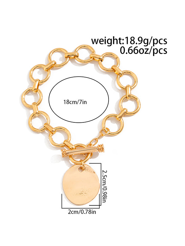 Normcore Chains Geometric Bracelet Accessories