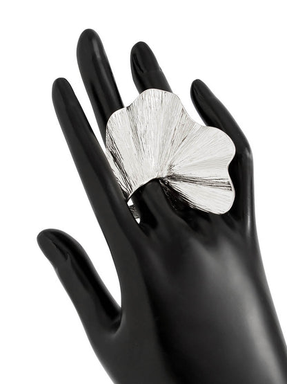 Irregularity Geometric Pleated Rings Accessories