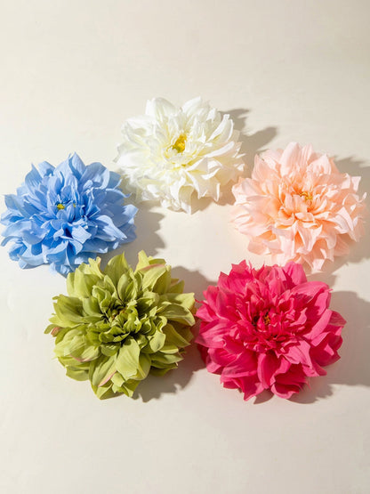 Three-Dimensional Flower Hair Clips