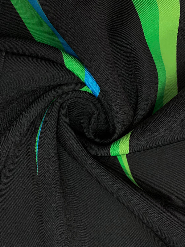 Loose Elasticity Pockets Printed Split-Joint Pants Trousers