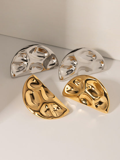Geometric Solid Color Earrings Accessories