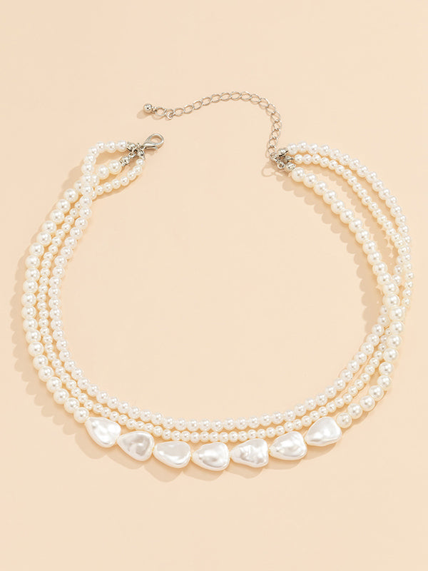 Original Vintage Multi-Layered Pearl Necklace