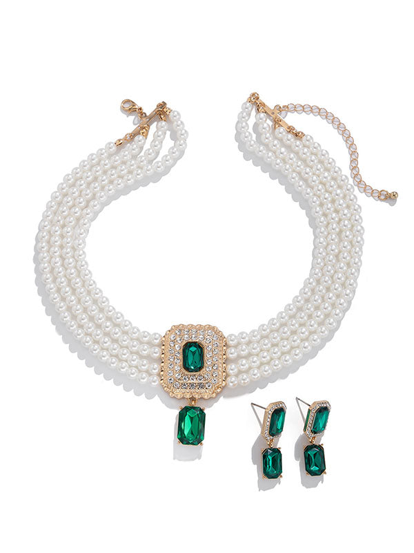 Geometric Drop Earrings Necklaces Accessories