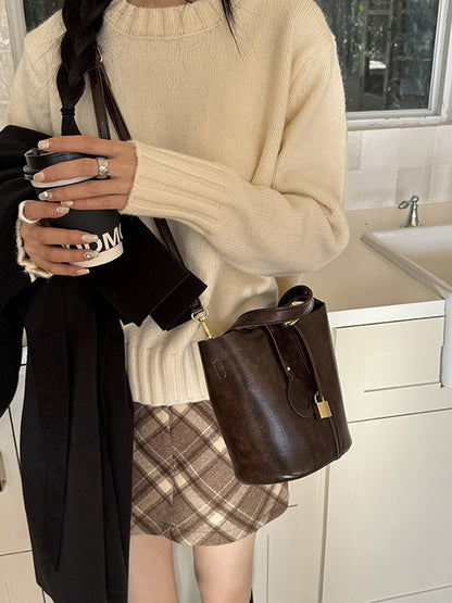 Belt Buckle Split-Joint Bags Crossbody Bags Handbags Tote Bags