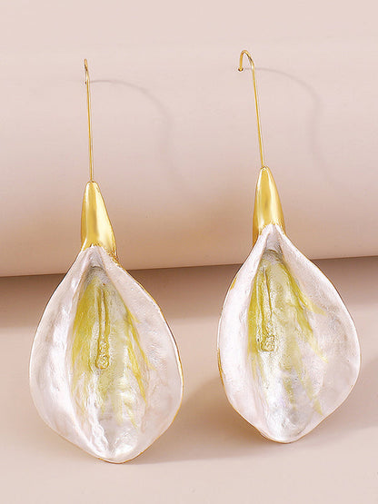 Flower Shape Drop Earrings Earrings Accessories