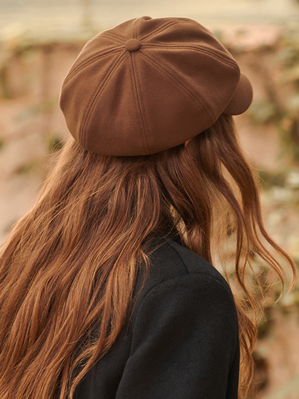 Simple 4 Colors Beret Hat