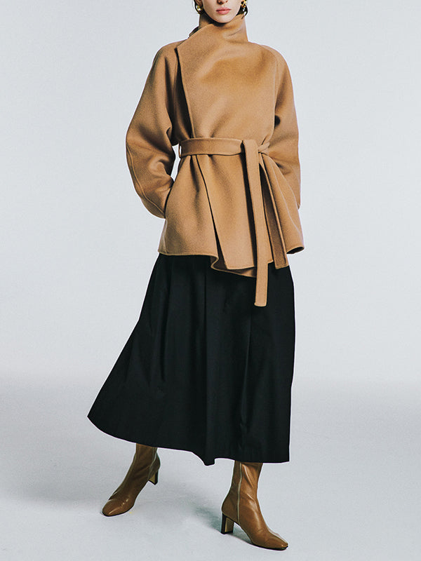 A-Line Loose Solid Color Skirts Bottoms