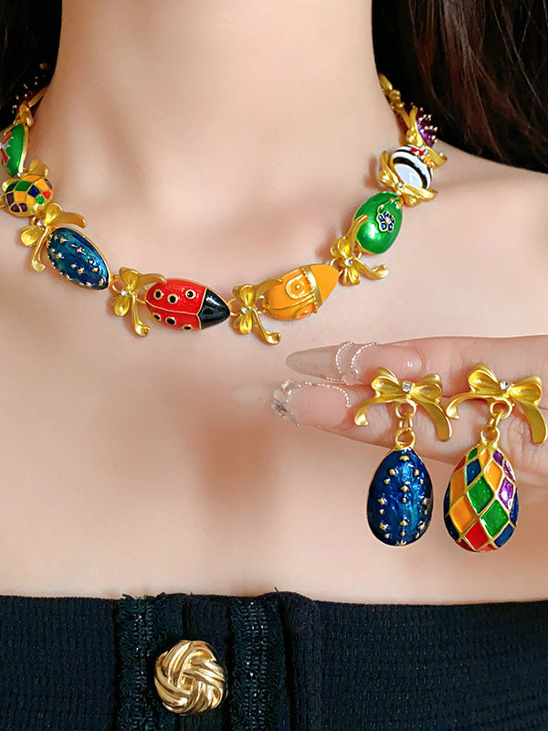 Geometric Drop Earrings