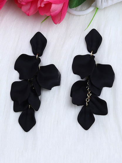 Chains Flower Shape Earrings Accessories