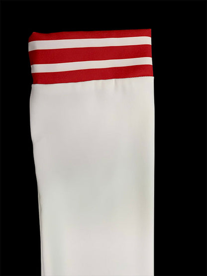 Bodycon Long Sleeves Contrast Color Elasticity Pleated Split-Joint Deep V-Neck Maxi Dresses