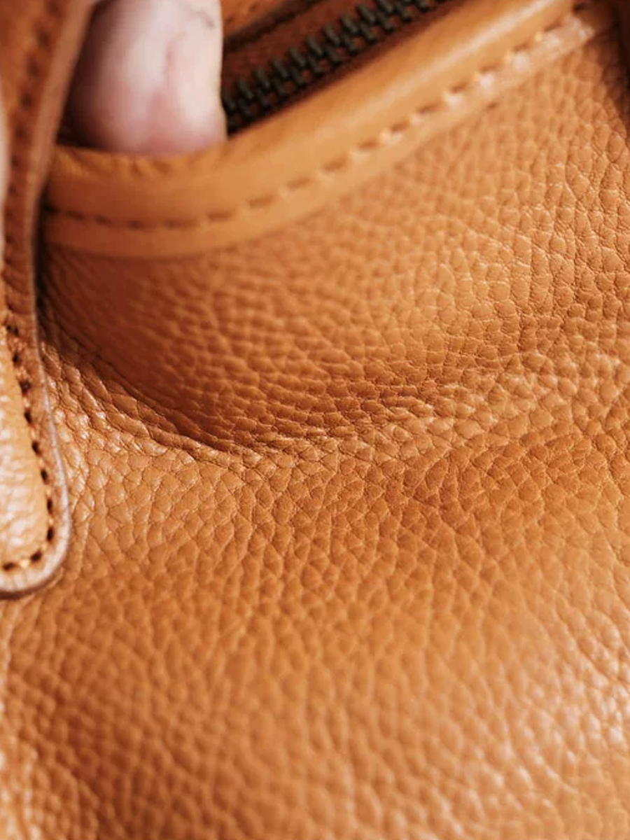 Genuine Leather Vintage Mini Bucket Tote
