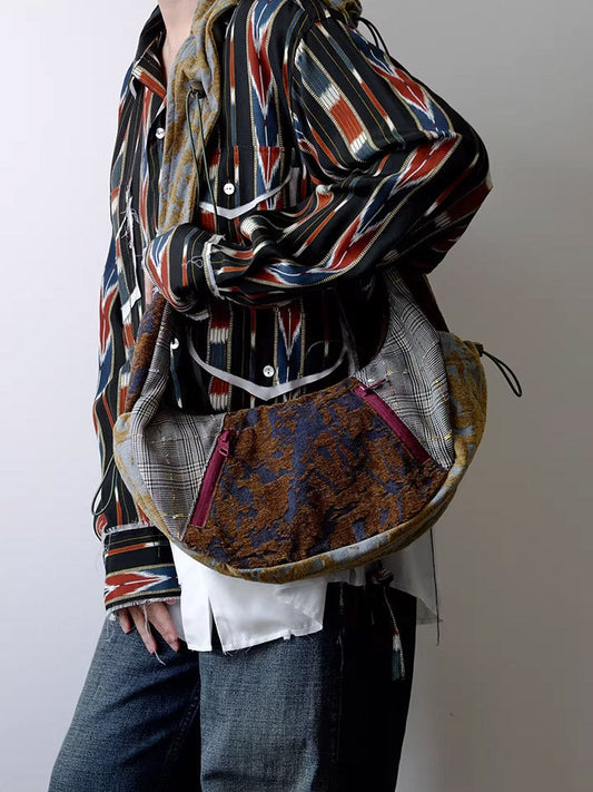 Women Ethnic Patchwork Crossbody Bag