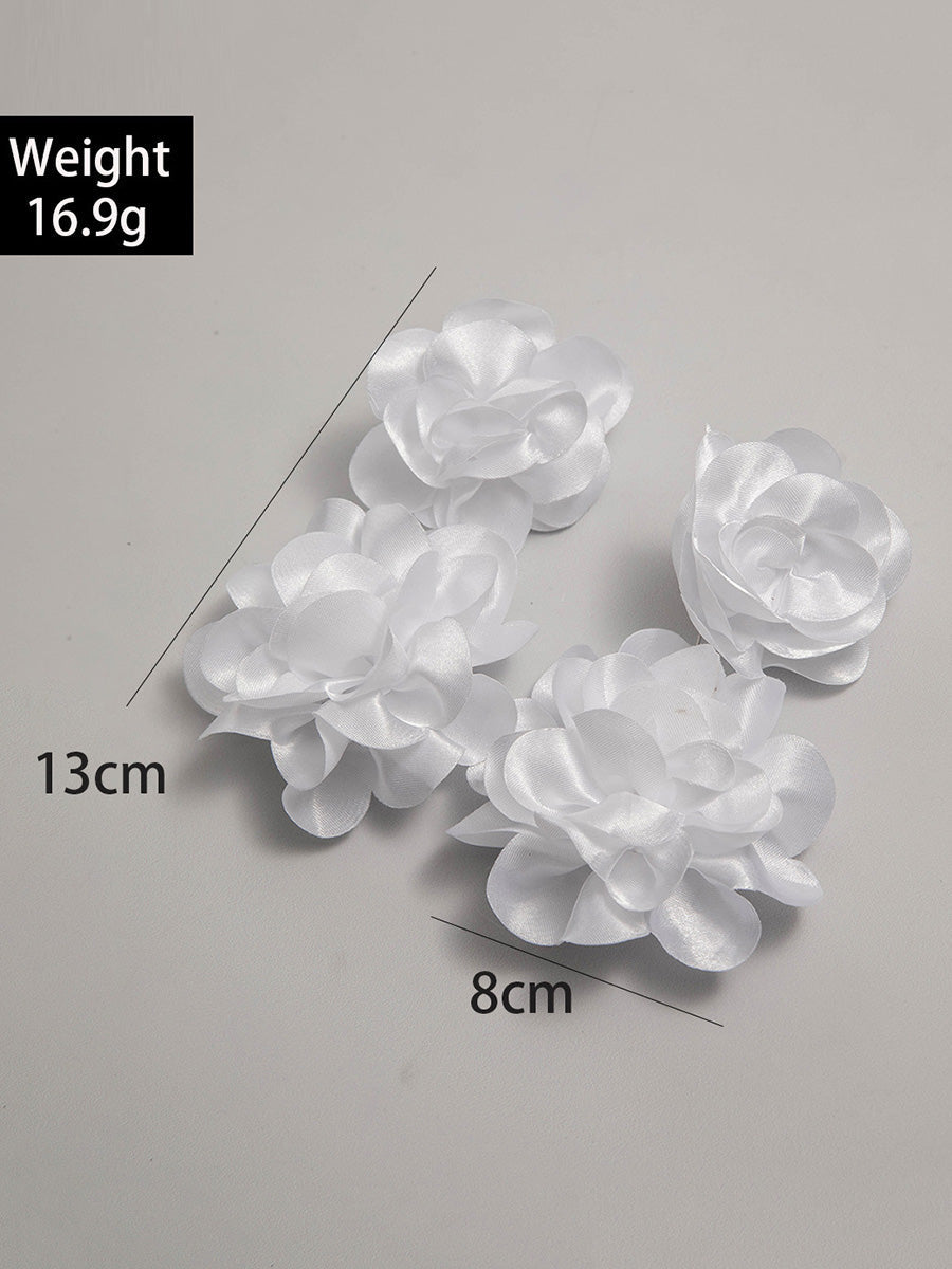 Flower Shape Drop Earrings