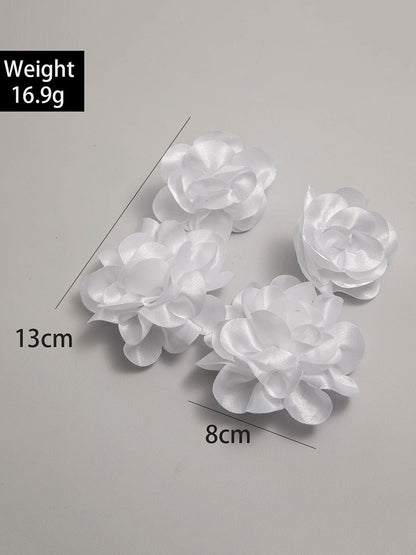 Flower Shape Drop Earrings