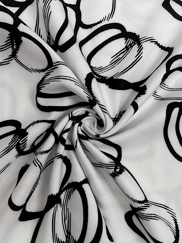 High Waisted Loose Contrast Color No Belt Tied Halter-Neck Jumpsuits