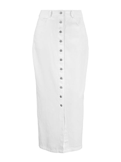 Bodycon Split-Front Split-Joint Skirts