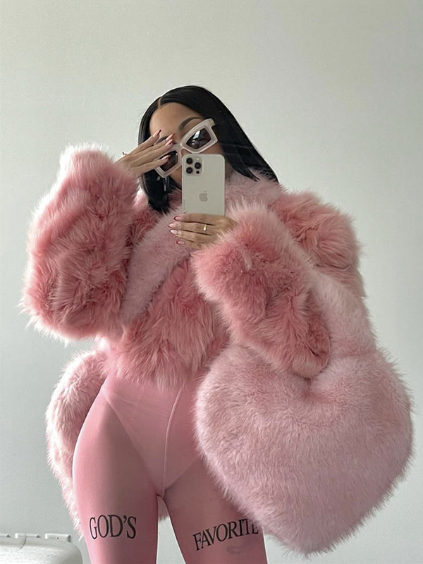 Heart Shape Split-Joint Bags Handbags