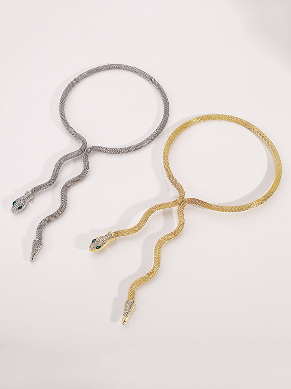Snake Shape Necklaces Accessories