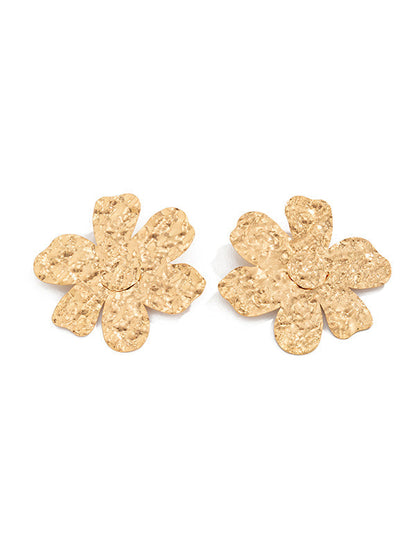 Irregularity Flower Shape Earrings Accessories