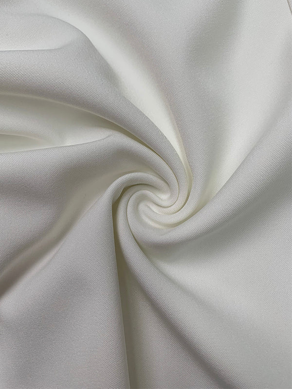 Loose Three-Quarter Sleeves Printed Split-Front Round-Neck Midi Dresses