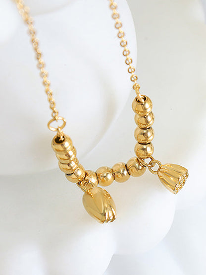 Chains Solid Color Anklet
