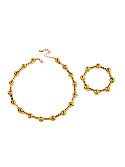 Geometric Solid Color Bracelet Accessories Earrings Accessories Necklaces Accessories
