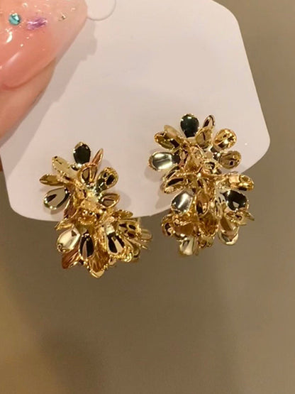 Flower Shape Earrings Accessories