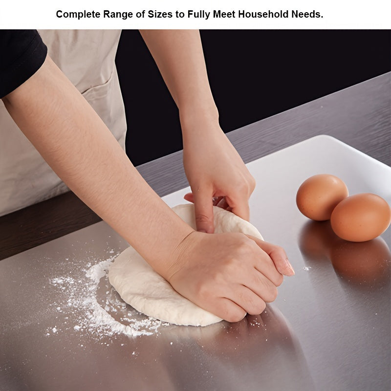 3pcs Premium Stainless Steel Cutting Board Set - Durable, Easy to Clean, Rust-Resistant, BPA-Free, Space-Saving Kitchen Ready for Food Preparation, Food Preparation Essentials|Modern Kitchenware|Durable Cutting Boards, Cutting Boards for Kitchen