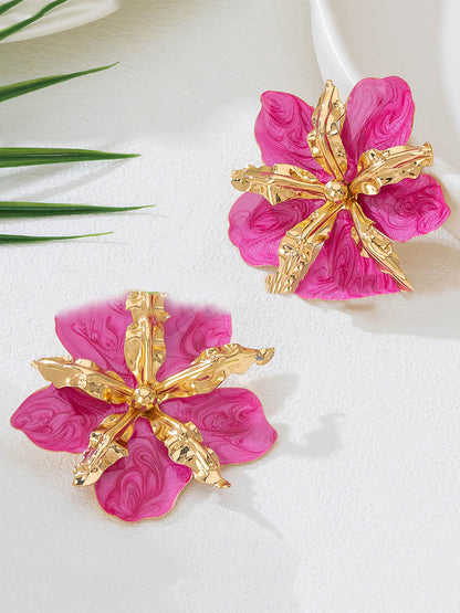 Flower Shape Earrings Accessories