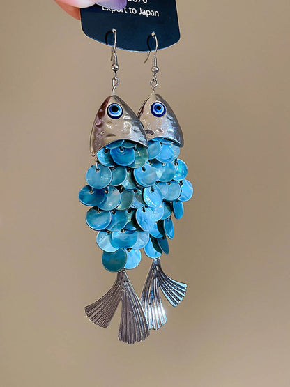 Animal Shape Tasseled Drop Earrings