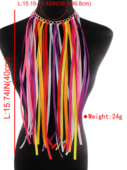 Contrast Color Necklaces Accessories