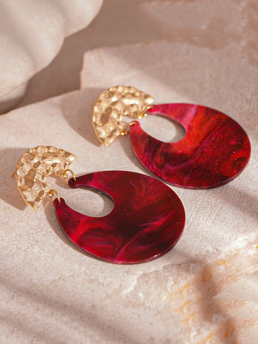 Geometric Drop Earrings